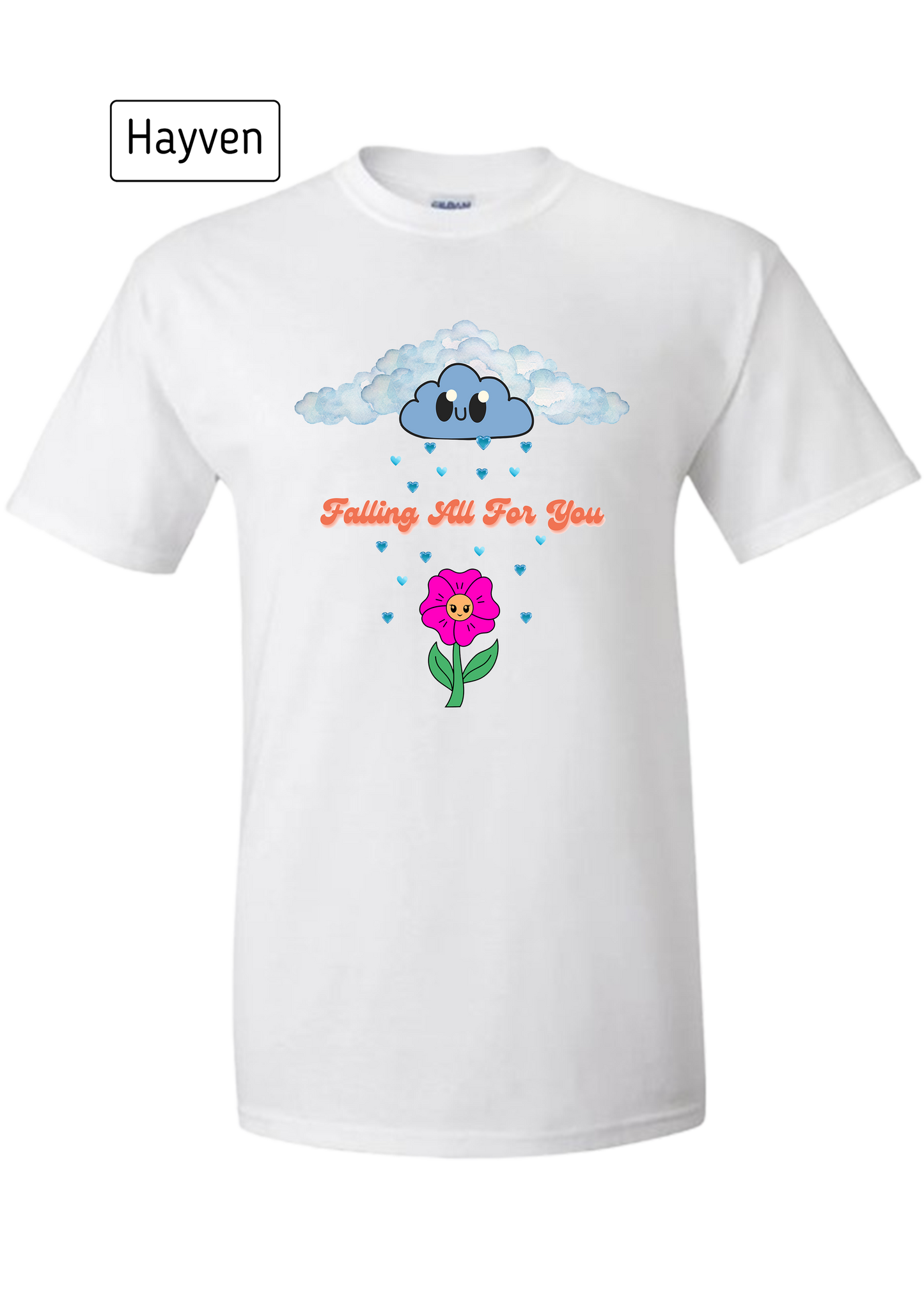 Falling All For You Cute Cotton T-Shirt