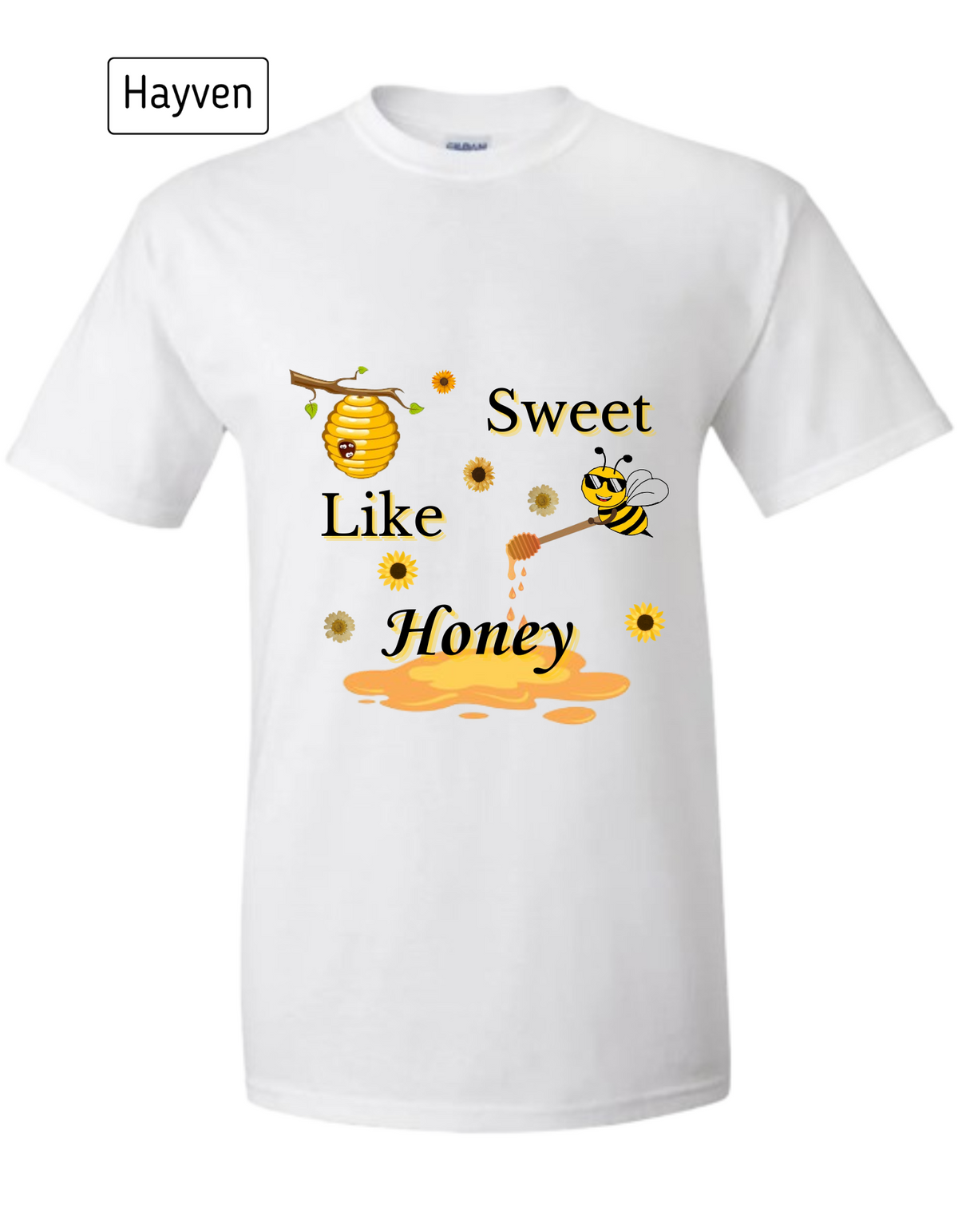 Bee Sweet Like Honey Cotton T-Shirt – Hayven Apparel
