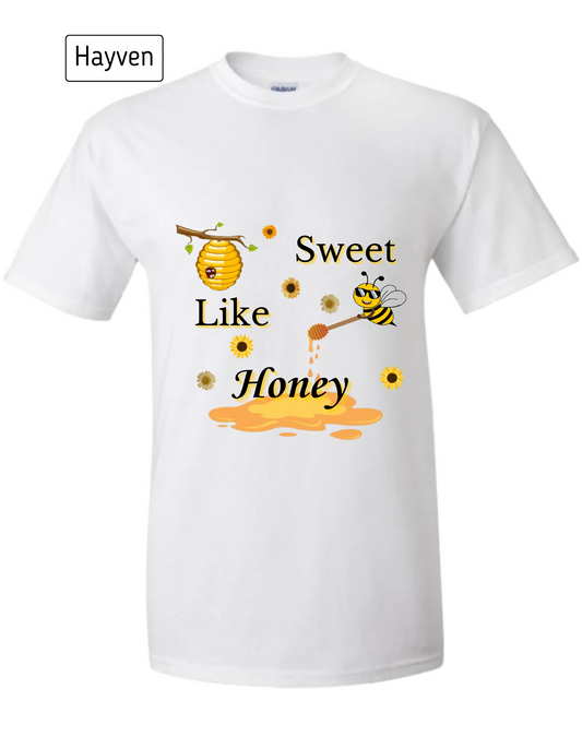 Bee Sweet Like Honey Cotton T-Shirt