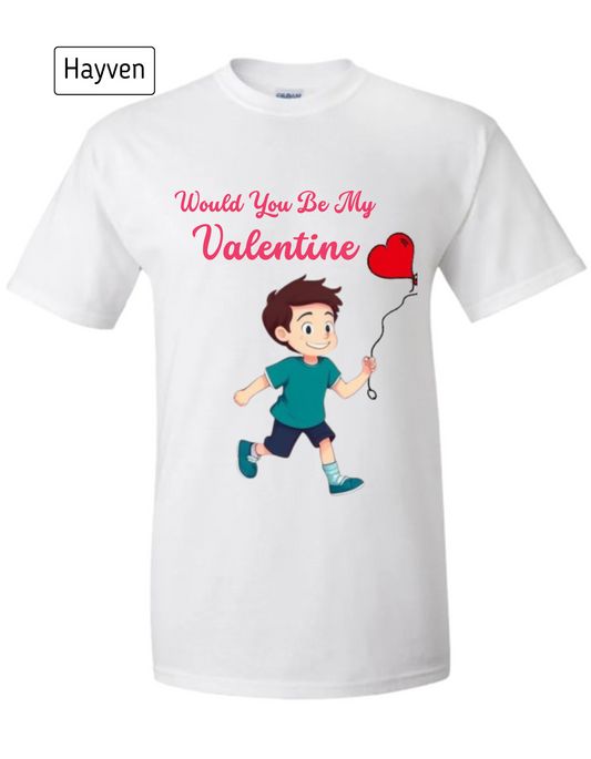 Valentine's Day Man Cotton T-Shirt