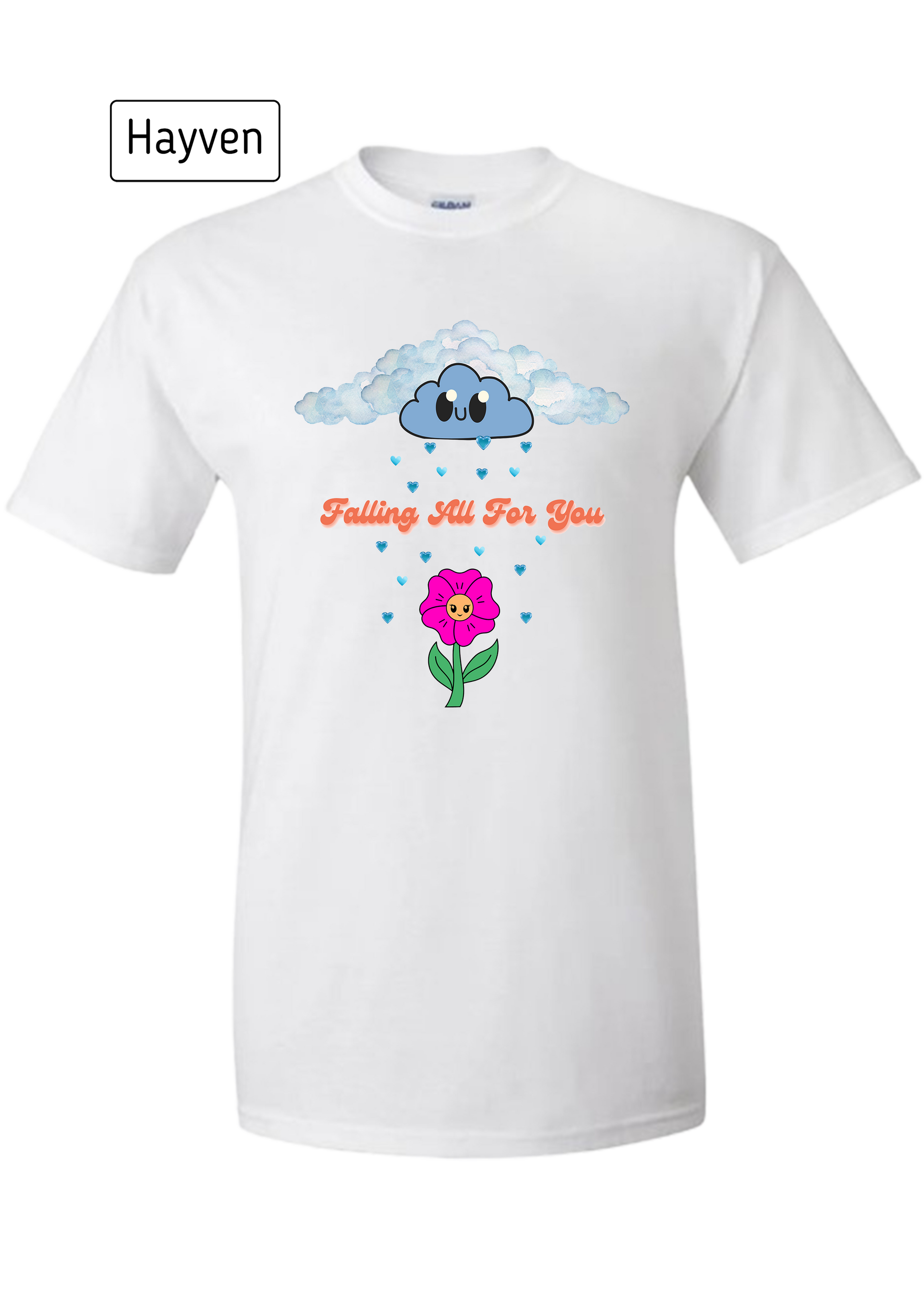 Falling All For You Cute Cotton T-Shirt – Hayven Apparel